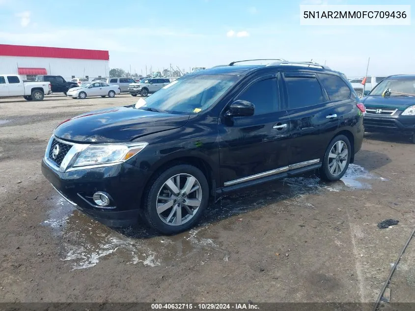 2015 Nissan Pathfinder Platinum VIN: 5N1AR2MM0FC709436 Lot: 40632715