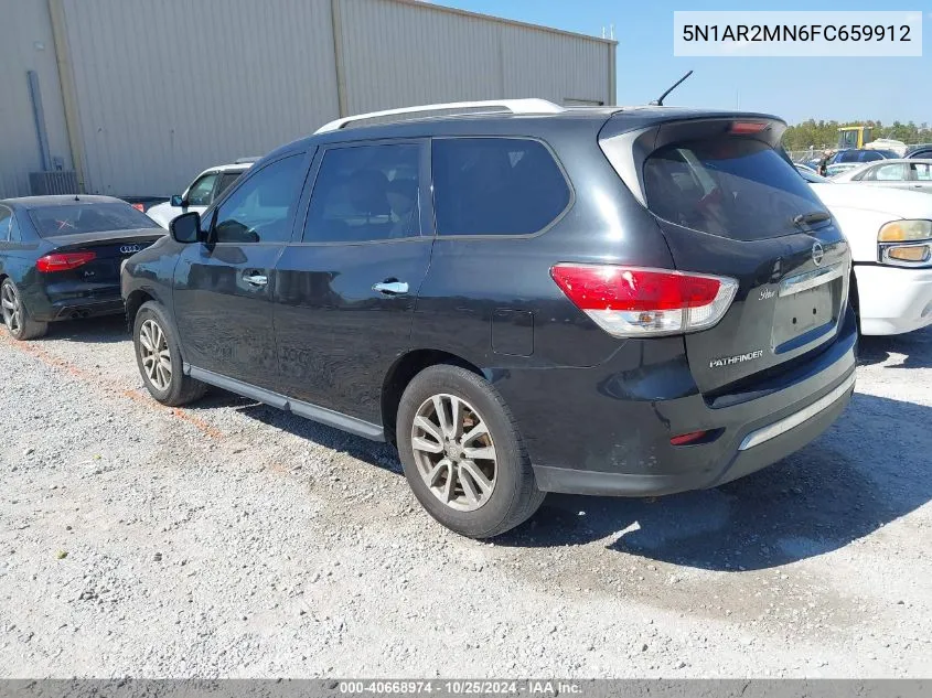 2015 Nissan Pathfinder S VIN: 5N1AR2MN6FC659912 Lot: 40668974