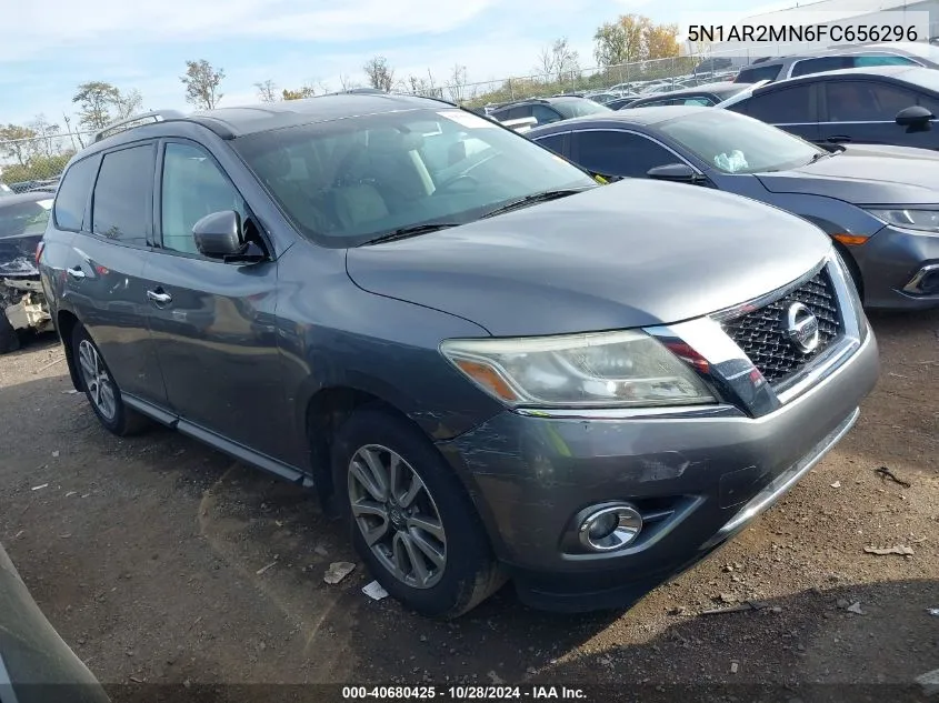 2015 Nissan Pathfinder Sv VIN: 5N1AR2MN6FC656296 Lot: 40680425