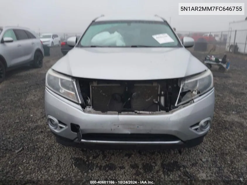 5N1AR2MM7FC646755 2015 Nissan Pathfinder S/Sv/Sl/Platinum