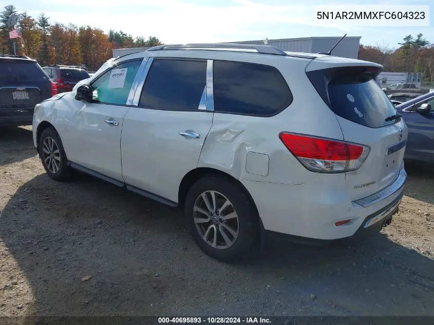 5N1AR2MMXFC604323 2015 Nissan Pathfinder Sv