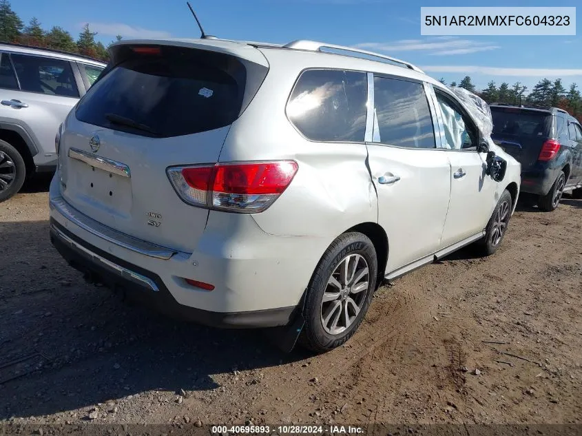 5N1AR2MMXFC604323 2015 Nissan Pathfinder Sv