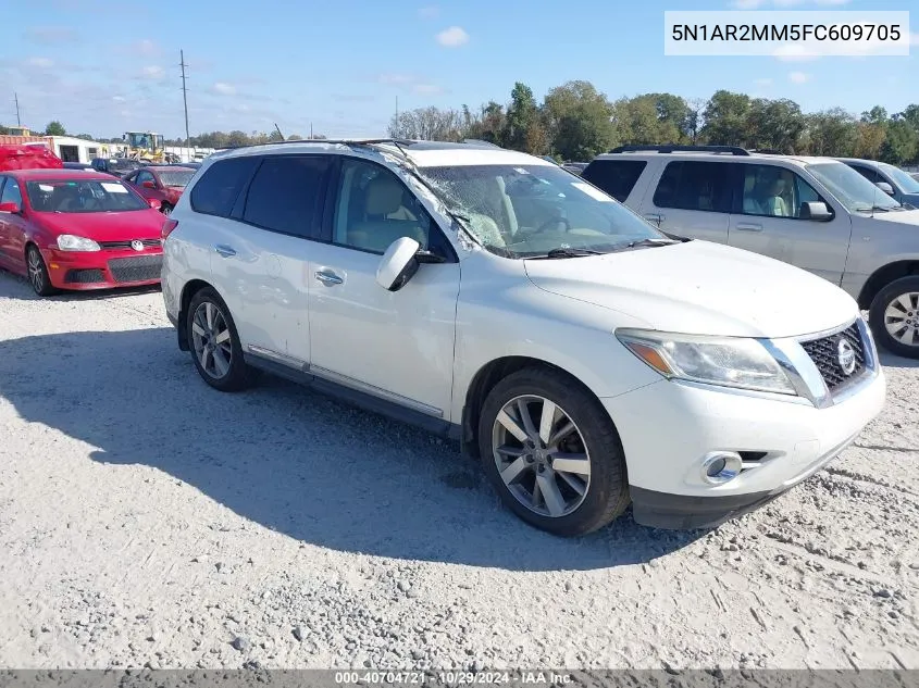 2015 Nissan Pathfinder Platinum VIN: 5N1AR2MM5FC609705 Lot: 40704721