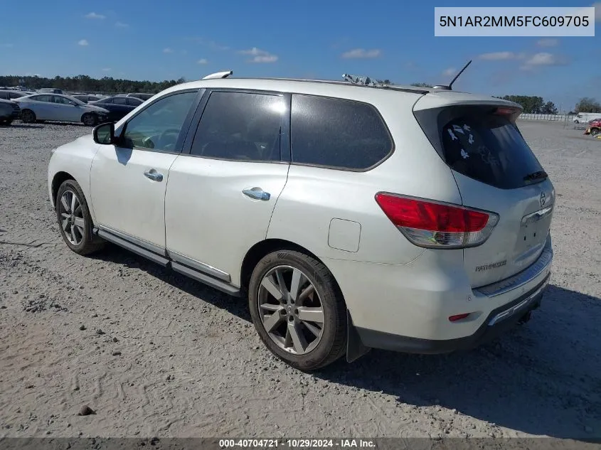 2015 Nissan Pathfinder Platinum VIN: 5N1AR2MM5FC609705 Lot: 40704721