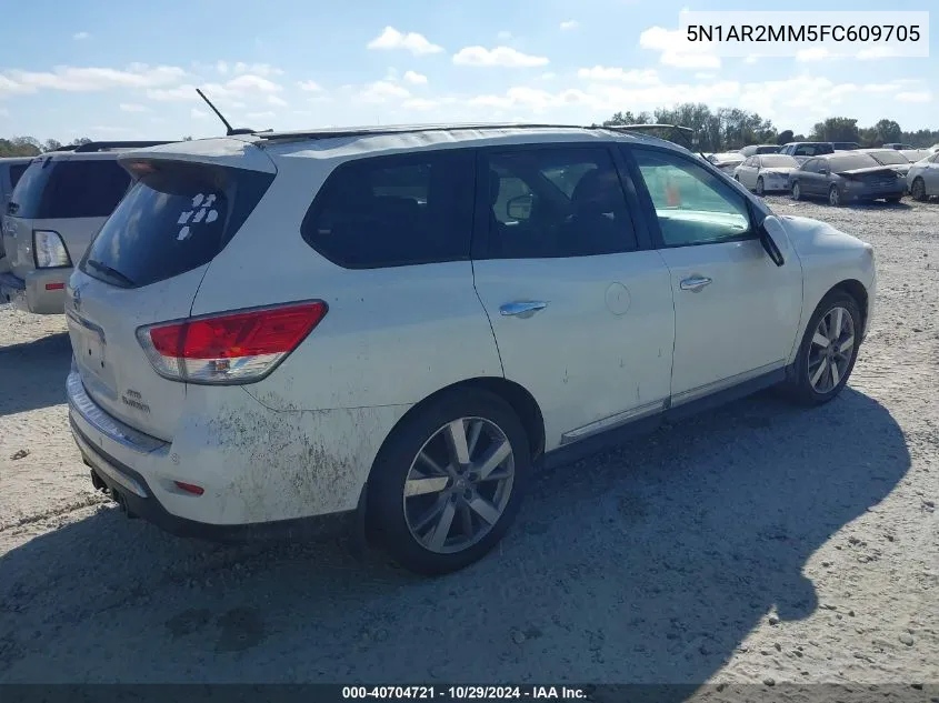 2015 Nissan Pathfinder Platinum VIN: 5N1AR2MM5FC609705 Lot: 40704721