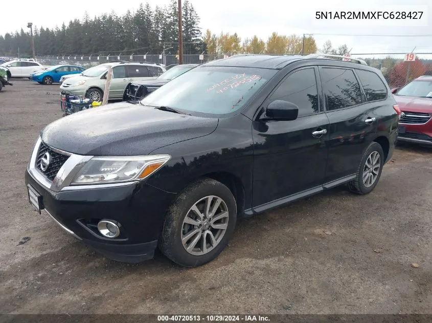 2015 Nissan Pathfinder Platinum/S/Sl/Sv VIN: 5N1AR2MMXFC628427 Lot: 40720513