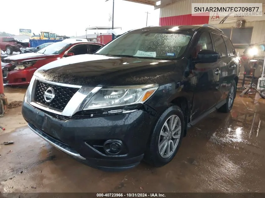 2015 Nissan Pathfinder S VIN: 5N1AR2MN7FC709877 Lot: 40723966