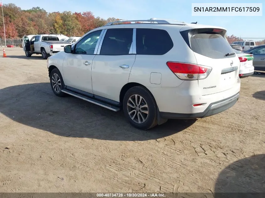 5N1AR2MM1FC617509 2015 Nissan Pathfinder Sv