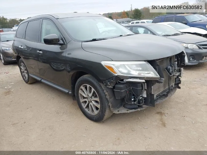 2015 Nissan Pathfinder S/Sv/Sl/Platinum VIN: 5N1AR2MN9FC630582 Lot: 40765805