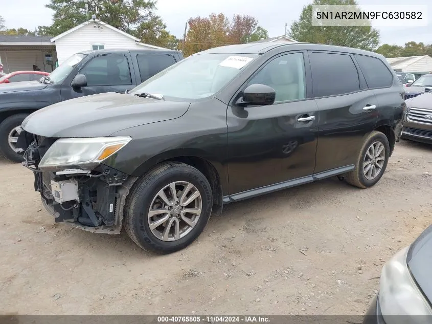 2015 Nissan Pathfinder S/Sv/Sl/Platinum VIN: 5N1AR2MN9FC630582 Lot: 40765805