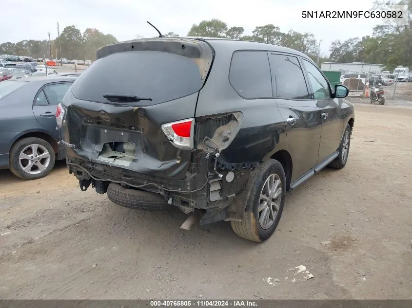 2015 Nissan Pathfinder S/Sv/Sl/Platinum VIN: 5N1AR2MN9FC630582 Lot: 40765805