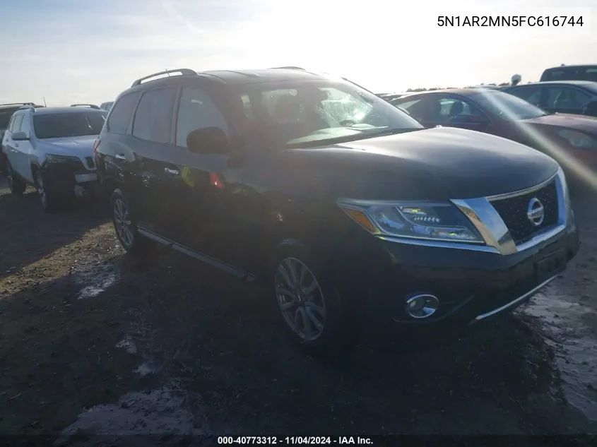 2015 Nissan Pathfinder Platinum/S/Sl/Sv VIN: 5N1AR2MN5FC616744 Lot: 40773312