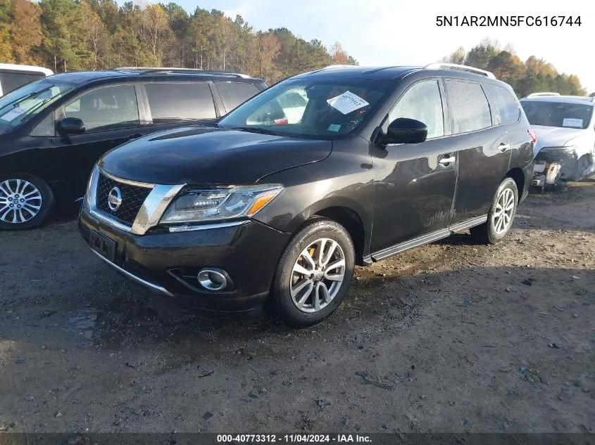 2015 Nissan Pathfinder Platinum/S/Sl/Sv VIN: 5N1AR2MN5FC616744 Lot: 40773312