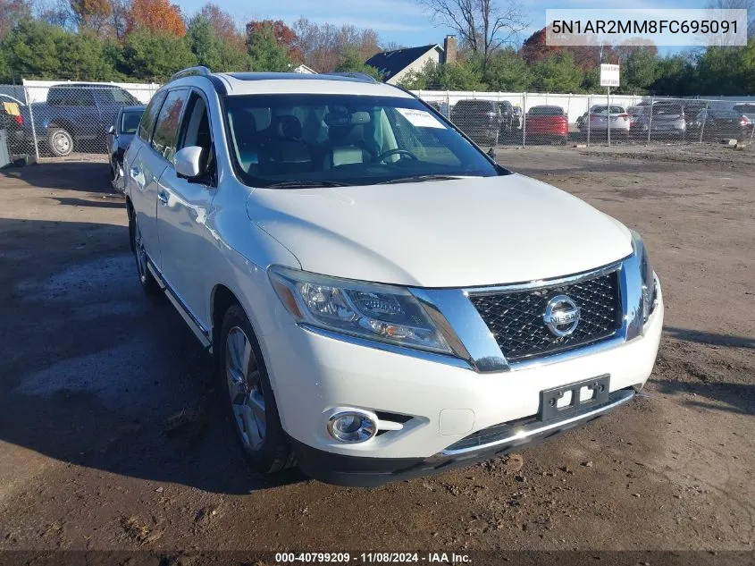 2015 Nissan Pathfinder Platinum VIN: 5N1AR2MM8FC695091 Lot: 40799209