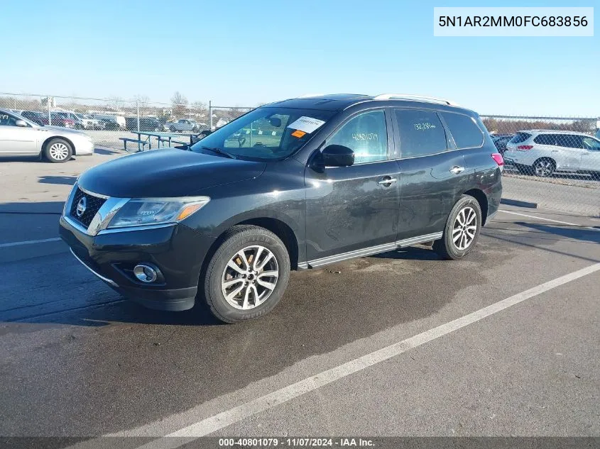 2015 Nissan Pathfinder Platinum/S/Sl/Sv VIN: 5N1AR2MM0FC683856 Lot: 40801079