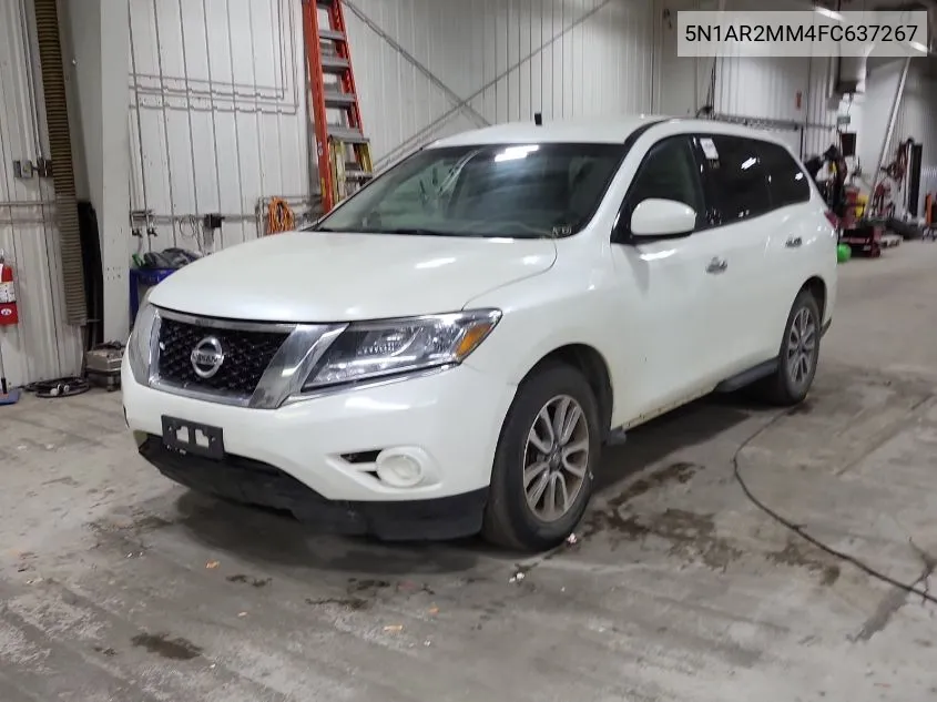 2015 Nissan Pathfinder S/Sv/Sl/Platinum VIN: 5N1AR2MM4FC637267 Lot: 40836837