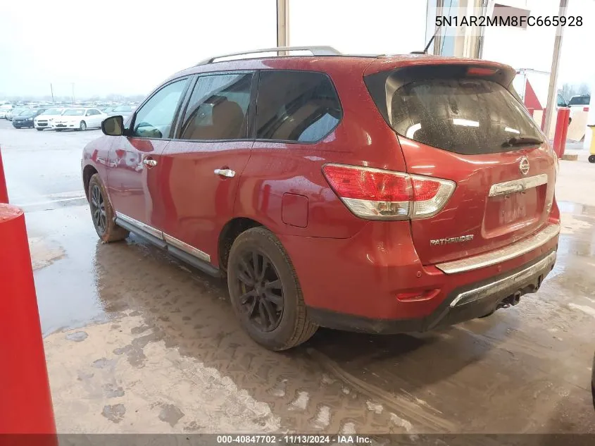 5N1AR2MM8FC665928 2015 Nissan Pathfinder Sl