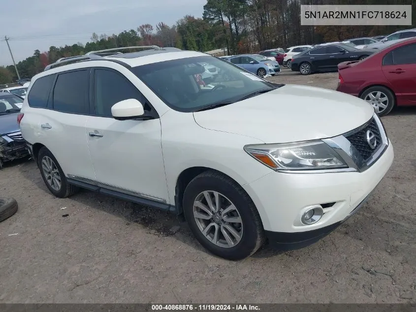 2015 Nissan Pathfinder Platinum/S/Sl/Sv VIN: 5N1AR2MN1FC718624 Lot: 40868876