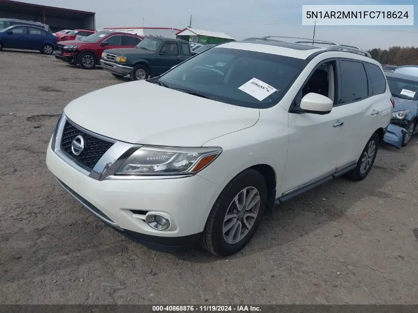 2015 Nissan Pathfinder Platinum/S/Sl/Sv VIN: 5N1AR2MN1FC718624 Lot: 40868876