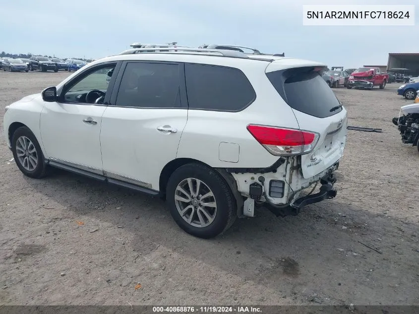 2015 Nissan Pathfinder Platinum/S/Sl/Sv VIN: 5N1AR2MN1FC718624 Lot: 40868876