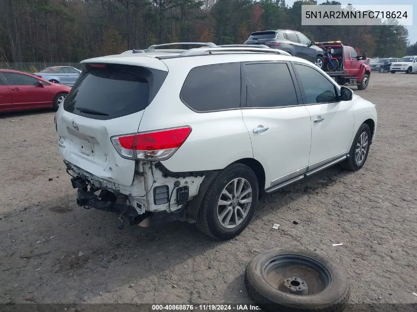 2015 Nissan Pathfinder Platinum/S/Sl/Sv VIN: 5N1AR2MN1FC718624 Lot: 40868876