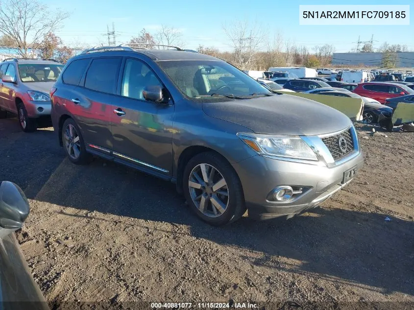 2015 Nissan Pathfinder Platinum VIN: 5N1AR2MM1FC709185 Lot: 40881077