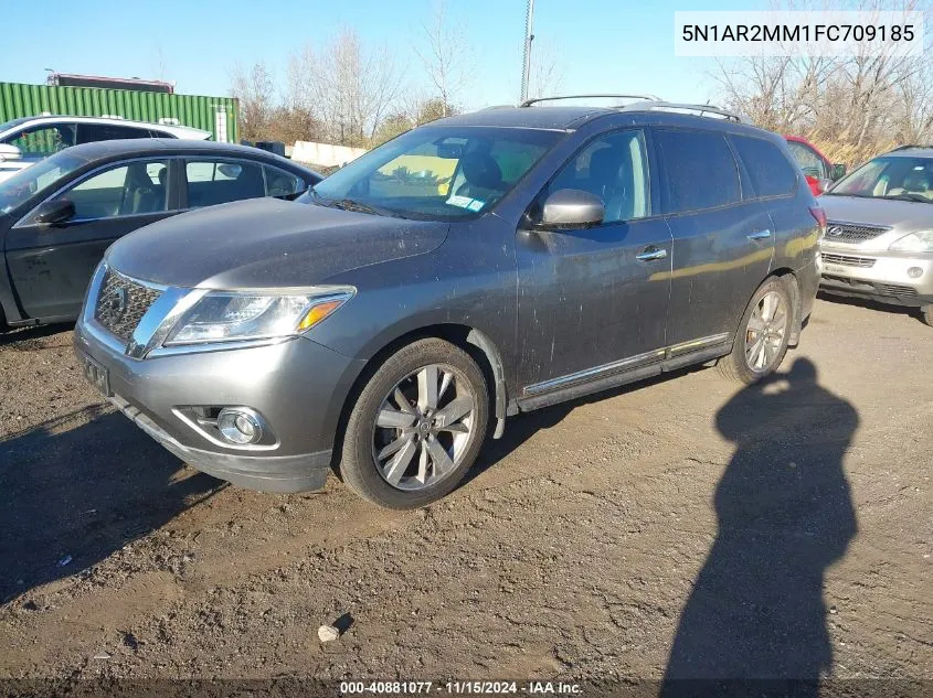 2015 Nissan Pathfinder Platinum VIN: 5N1AR2MM1FC709185 Lot: 40881077