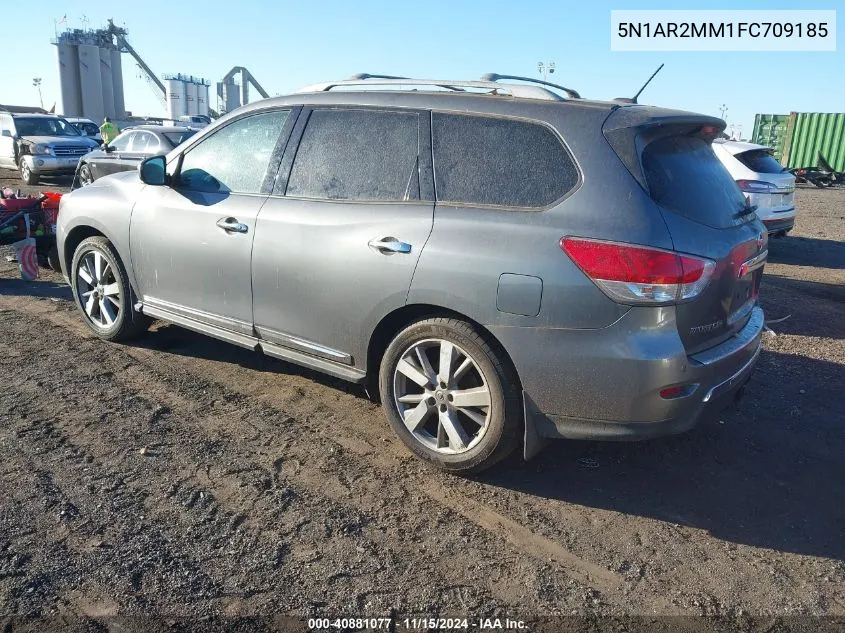 2015 Nissan Pathfinder Platinum VIN: 5N1AR2MM1FC709185 Lot: 40881077