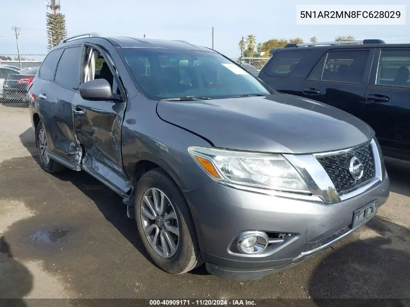 2015 Nissan Pathfinder Sv VIN: 5N1AR2MN8FC628029 Lot: 40909171