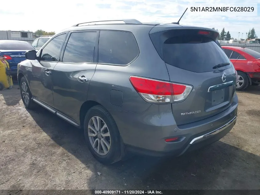 2015 Nissan Pathfinder Sv VIN: 5N1AR2MN8FC628029 Lot: 40909171