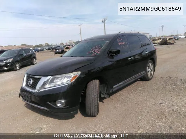 2016 Nissan Pathfinder VIN: 5N1AR2MM9GC618649 Lot: 12111856