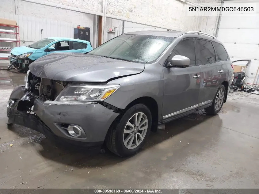 5N1AR2MM0GC646503 2016 Nissan Pathfinder Platinum/S/Sl/Sv