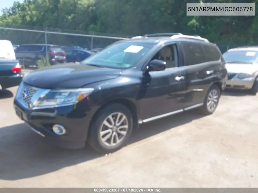 5N1AR2MM4GC606778 2016 Nissan Pathfinder Sv