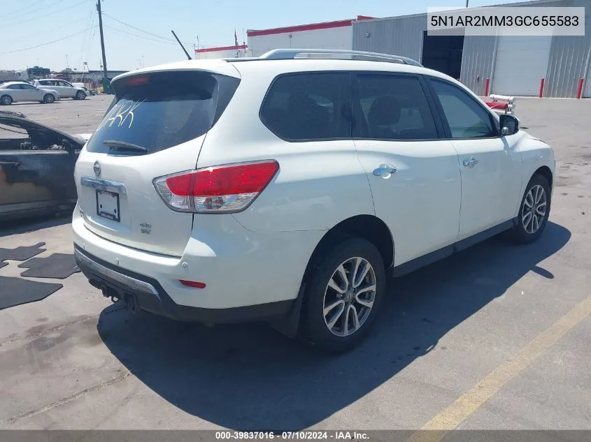 5N1AR2MM3GC655583 2016 Nissan Pathfinder Sv