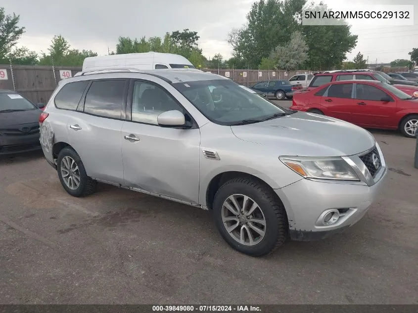 2016 Nissan Pathfinder Platinum/S/Sl/Sv VIN: 5N1AR2MM5GC629132 Lot: 39849080