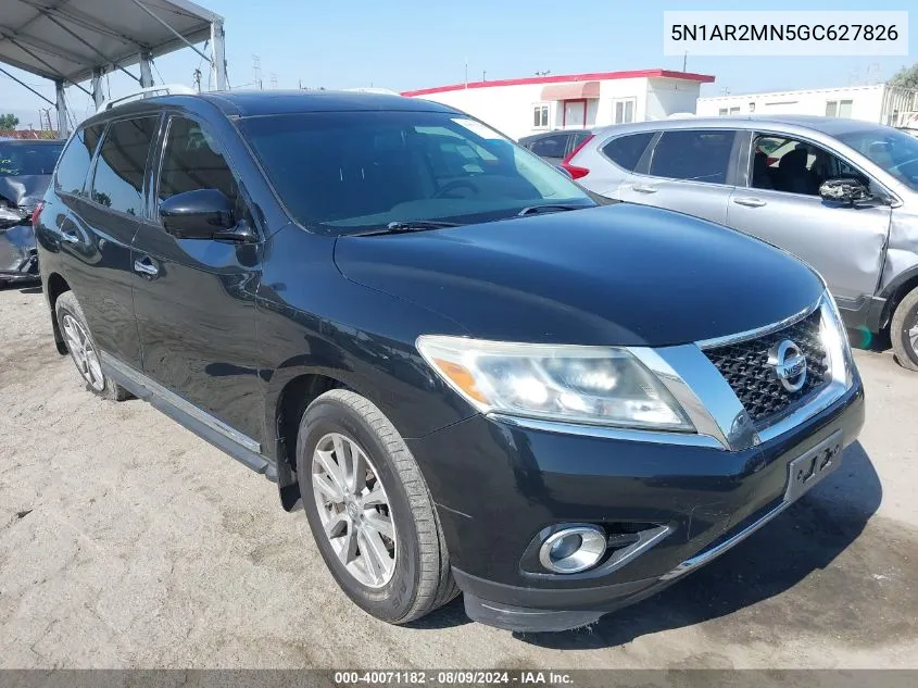 5N1AR2MN5GC627826 2016 Nissan Pathfinder Sl