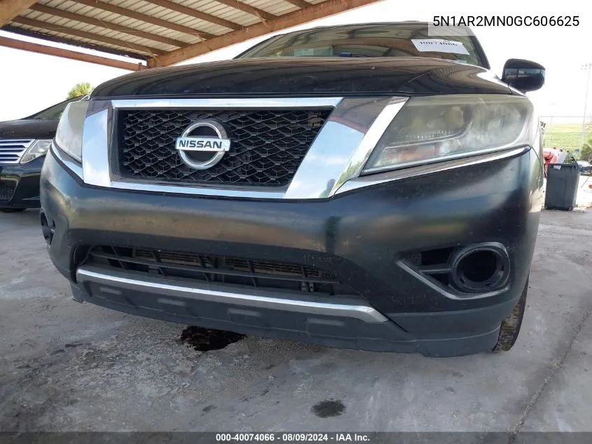 5N1AR2MN0GC606625 2016 Nissan Pathfinder S