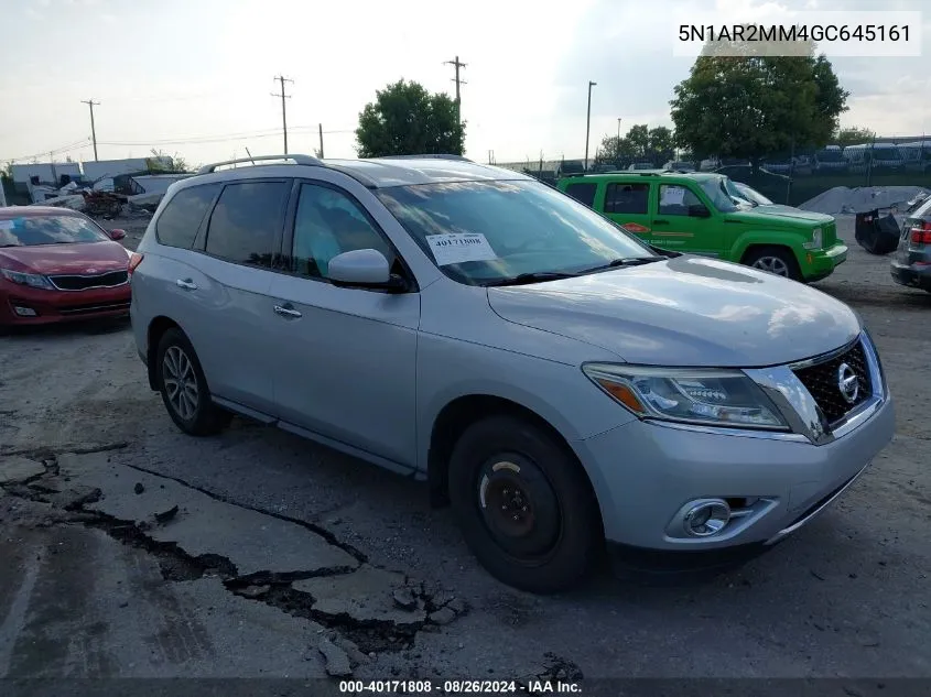 5N1AR2MM4GC645161 2016 Nissan Pathfinder Sv