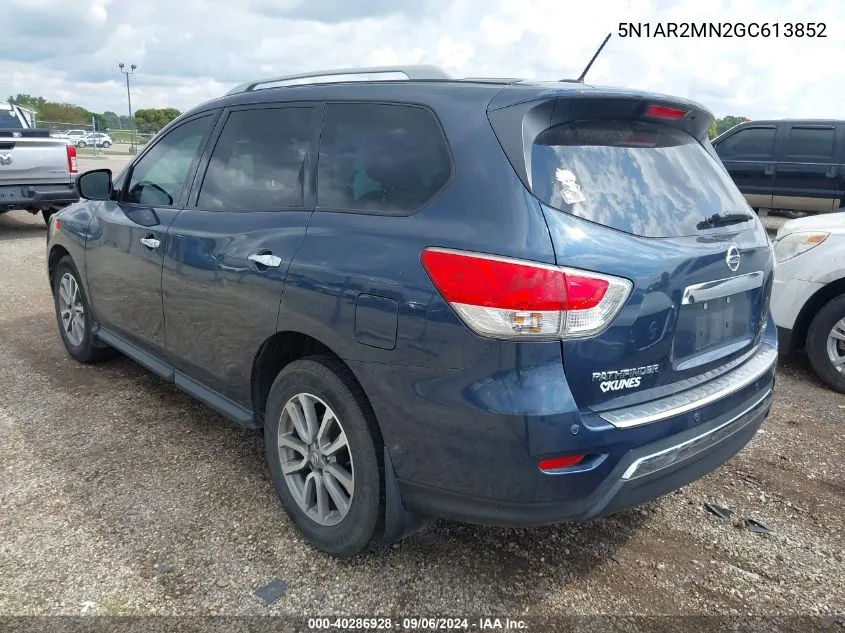 5N1AR2MN2GC613852 2016 Nissan Pathfinder Sv