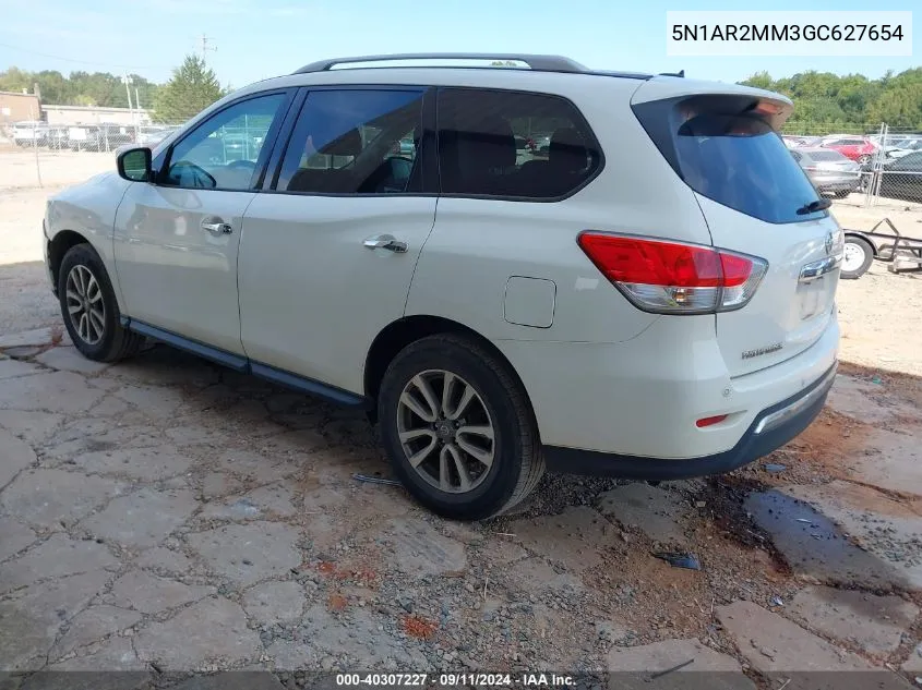 5N1AR2MM3GC627654 2016 Nissan Pathfinder Platinum/S/Sl/Sv