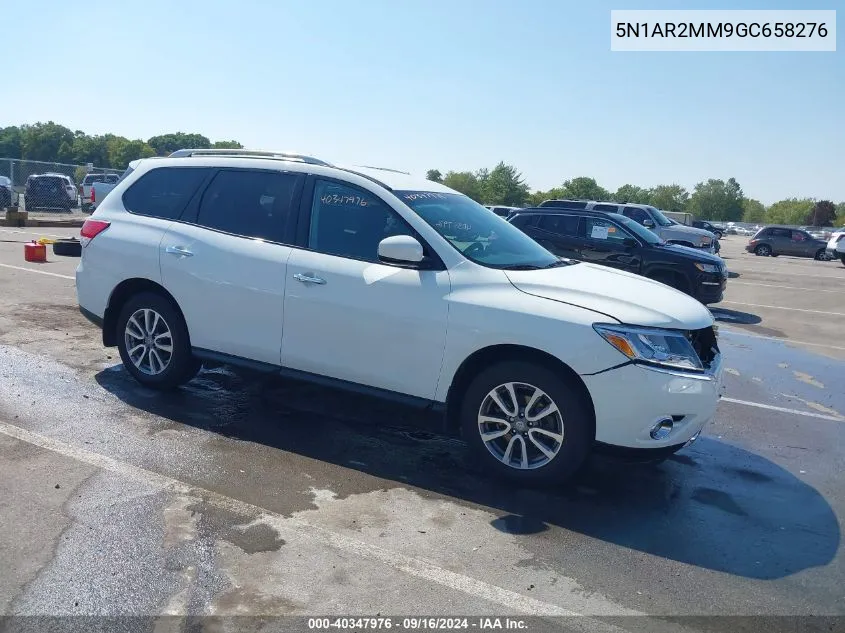 2016 Nissan Pathfinder Sv VIN: 5N1AR2MM9GC658276 Lot: 40347976