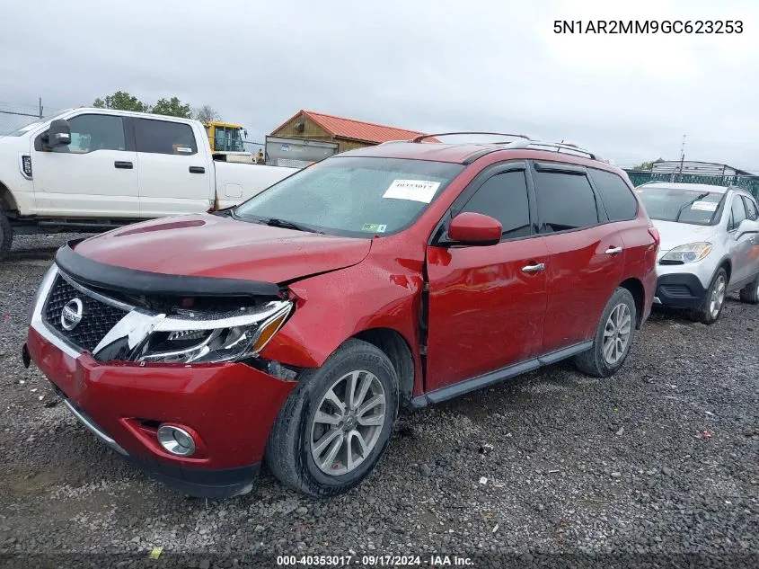 2016 Nissan Pathfinder Platinum/S/Sl/Sv VIN: 5N1AR2MM9GC623253 Lot: 40353017