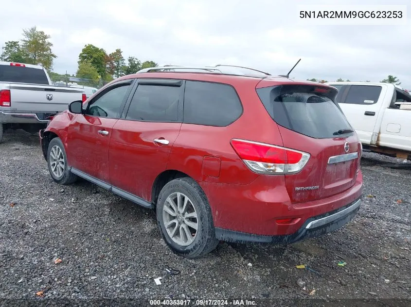 2016 Nissan Pathfinder Platinum/S/Sl/Sv VIN: 5N1AR2MM9GC623253 Lot: 40353017