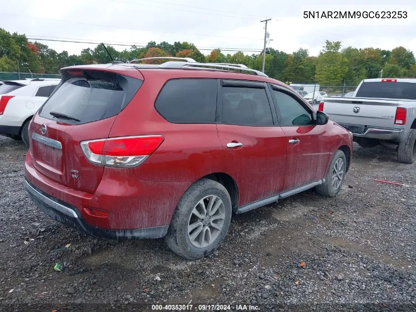 2016 Nissan Pathfinder Platinum/S/Sl/Sv VIN: 5N1AR2MM9GC623253 Lot: 40353017