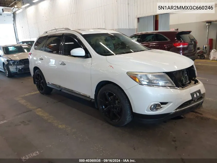 5N1AR2MMXGC660246 2016 Nissan Pathfinder Platinum