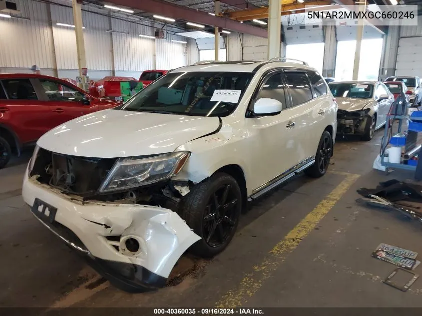 5N1AR2MMXGC660246 2016 Nissan Pathfinder Platinum