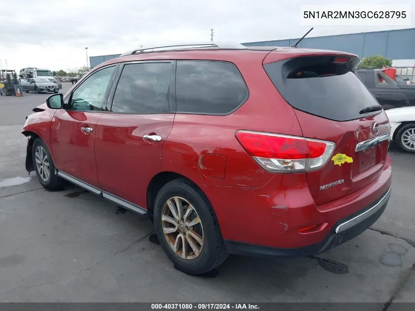 5N1AR2MN3GC628795 2016 Nissan Pathfinder Platinum/S/Sl/Sv