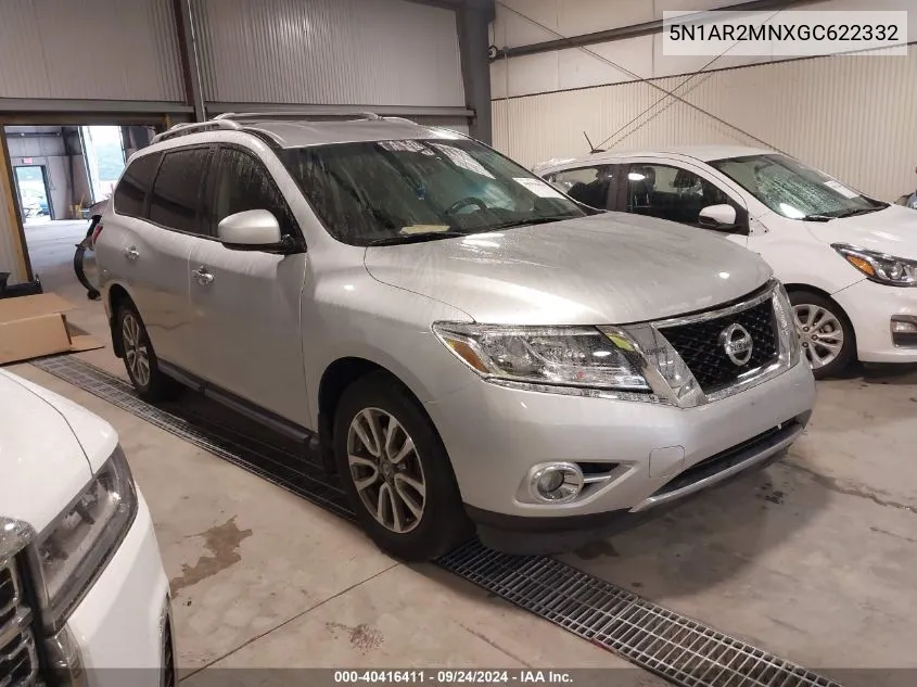 5N1AR2MNXGC622332 2016 Nissan Pathfinder S/Sv/Sl/Platinum