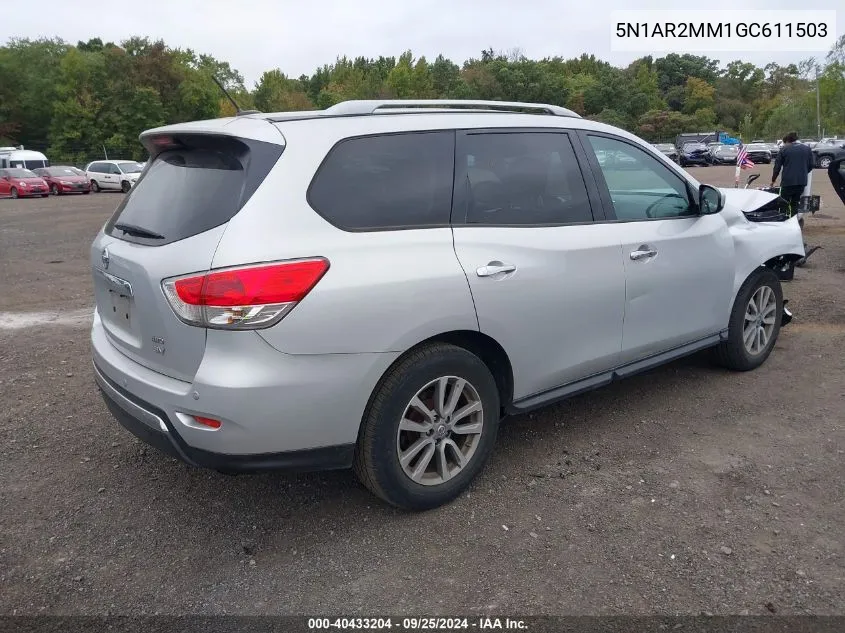 5N1AR2MM1GC611503 2016 Nissan Pathfinder Platinum/S/Sl/Sv