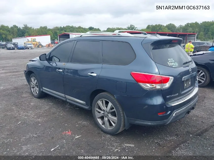 5N1AR2MM1GC637163 2016 Nissan Pathfinder Platinum